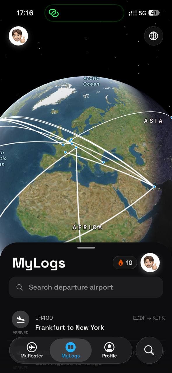 Watch your career grow on a 3D globe.